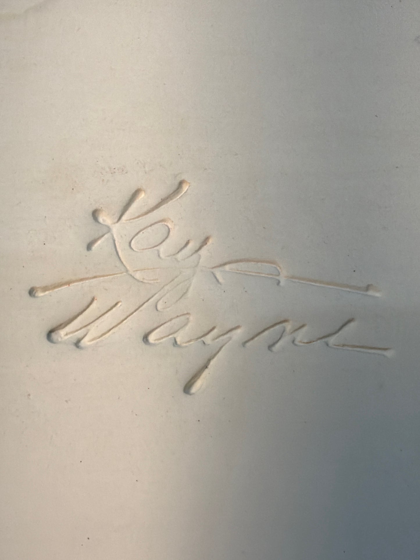 KAY WAYNE POTTERY PLATTER