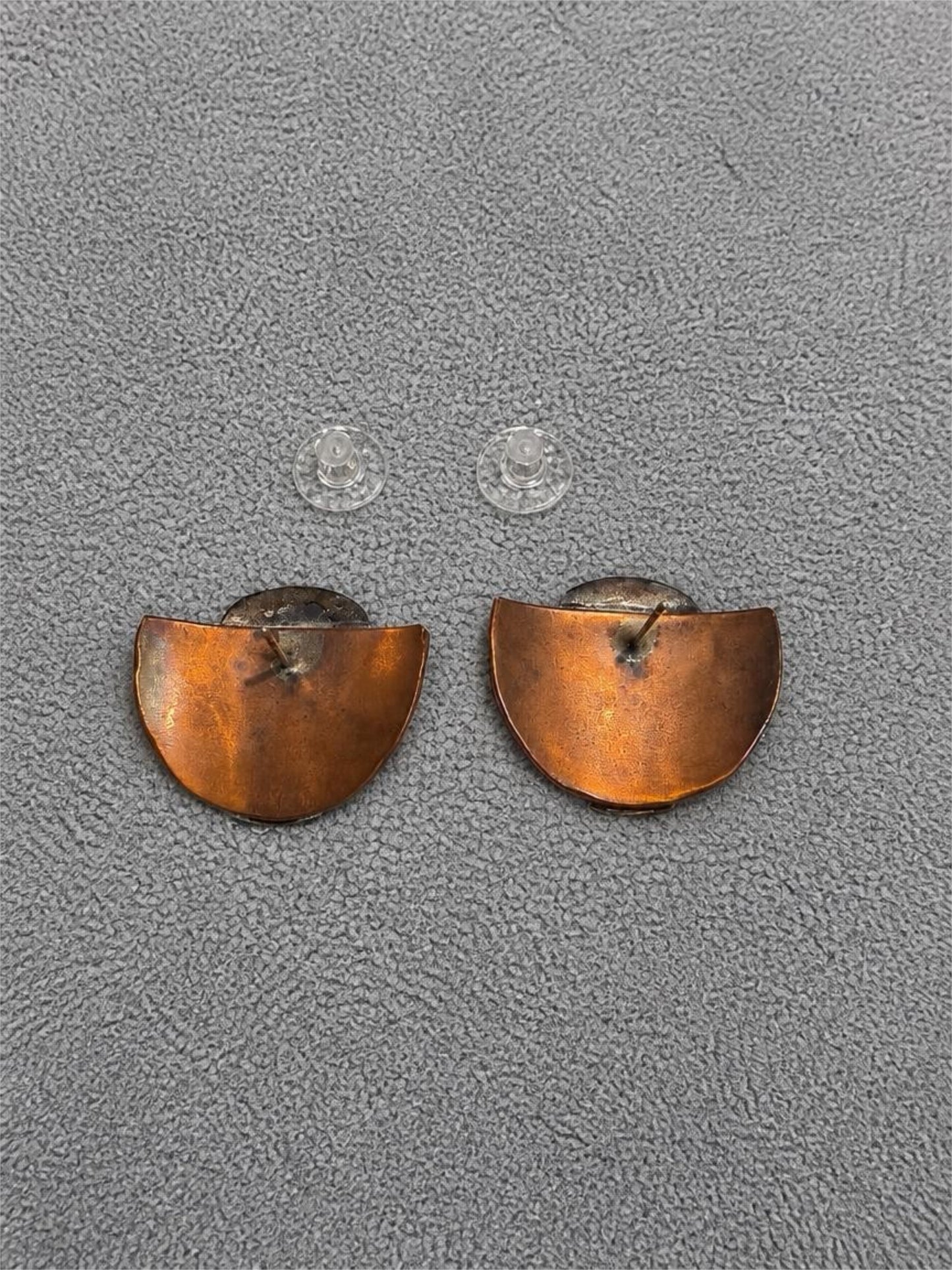 COPPER, BRASS & PEWTER EARRINGS