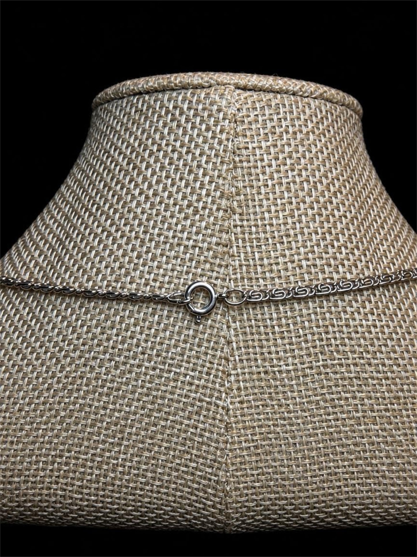 AVON SILVER, PEARL & RHINESTONE NECKLACE