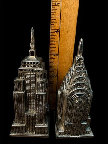 VINTAGE GODINGER SILVER PLATED SALT & PEPPER SHAKERS