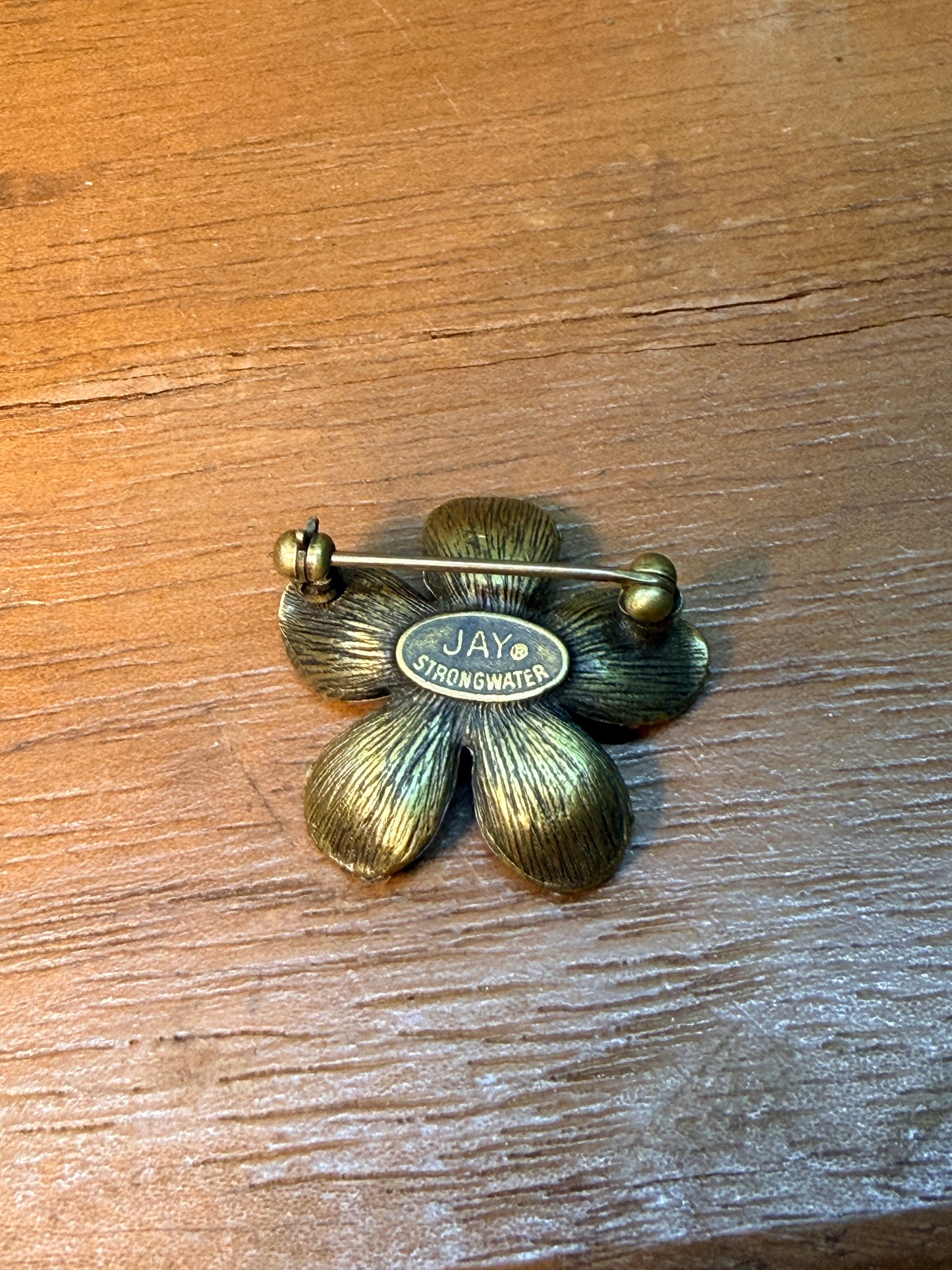JAY STRONGWATER FLOWER BROOCH