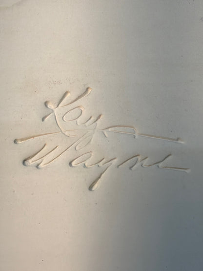 KAY WAYNE POTTERY PLATTER