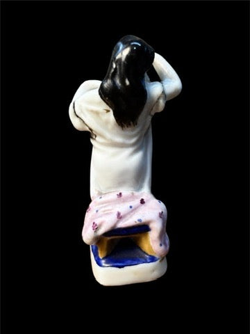 XXX ANTIQUE GERMAN PORCELAIN BATHING BEAUTY
