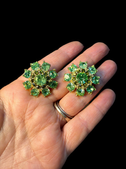 STUNNER VINTAGE URANIUM EARRINGS