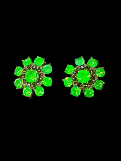 STUNNER VINTAGE URANIUM EARRINGS
