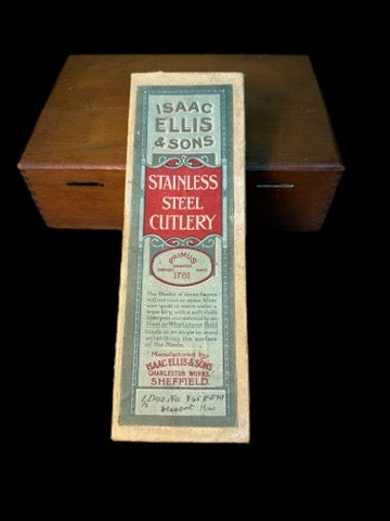 VINTAGE ISAAC ELIS & SONS CUTLEERY SET