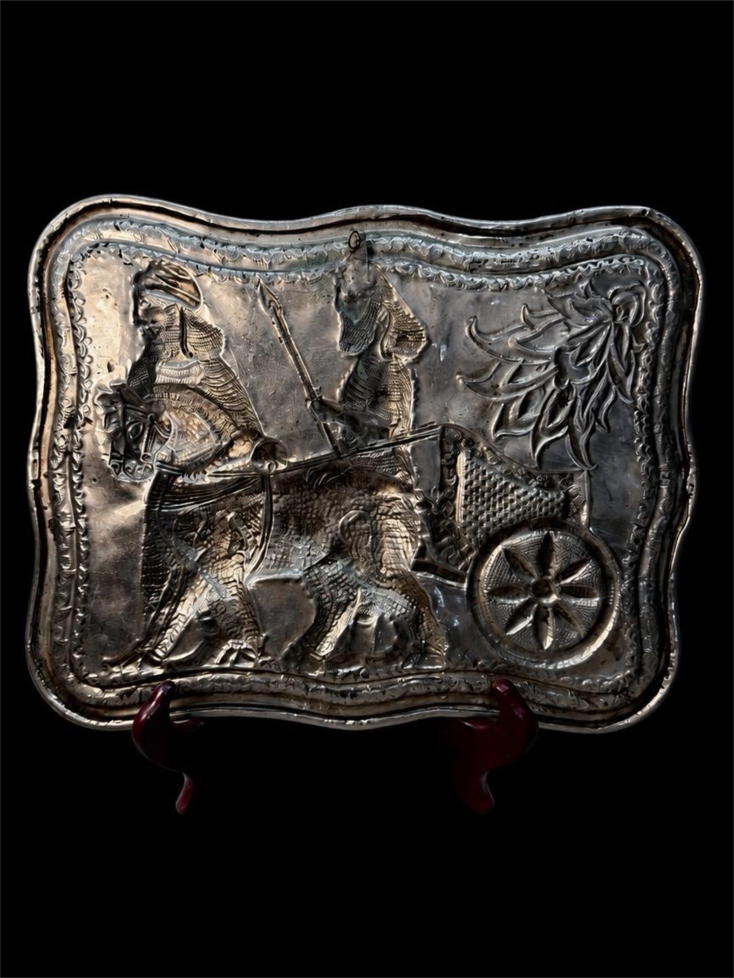VINTAGE MESOPOTAMIAN METAL TRAY
