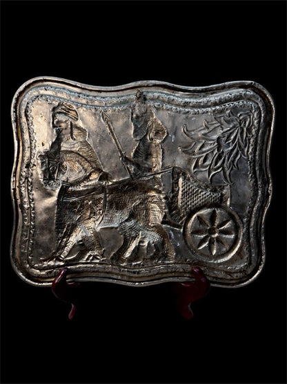 VINTAGE MESOPOTAMIAN METAL TRAY