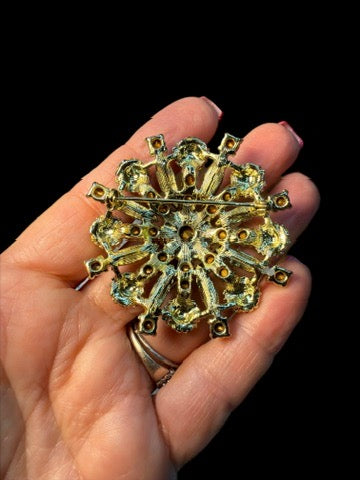 VINTAGE LARGE URANIUM BROOCH