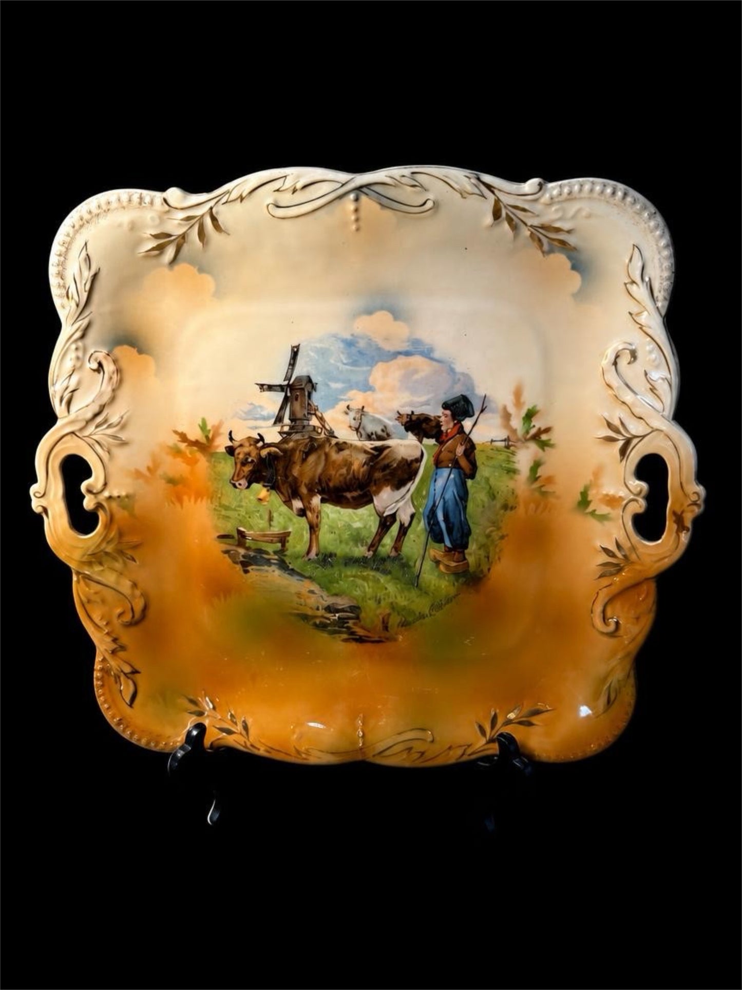 PM BAVARIA HAND PAINTED PLATE