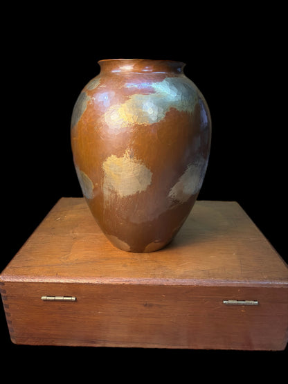 VINTAGE HANDMADE JAPANESE COPPER VASE
