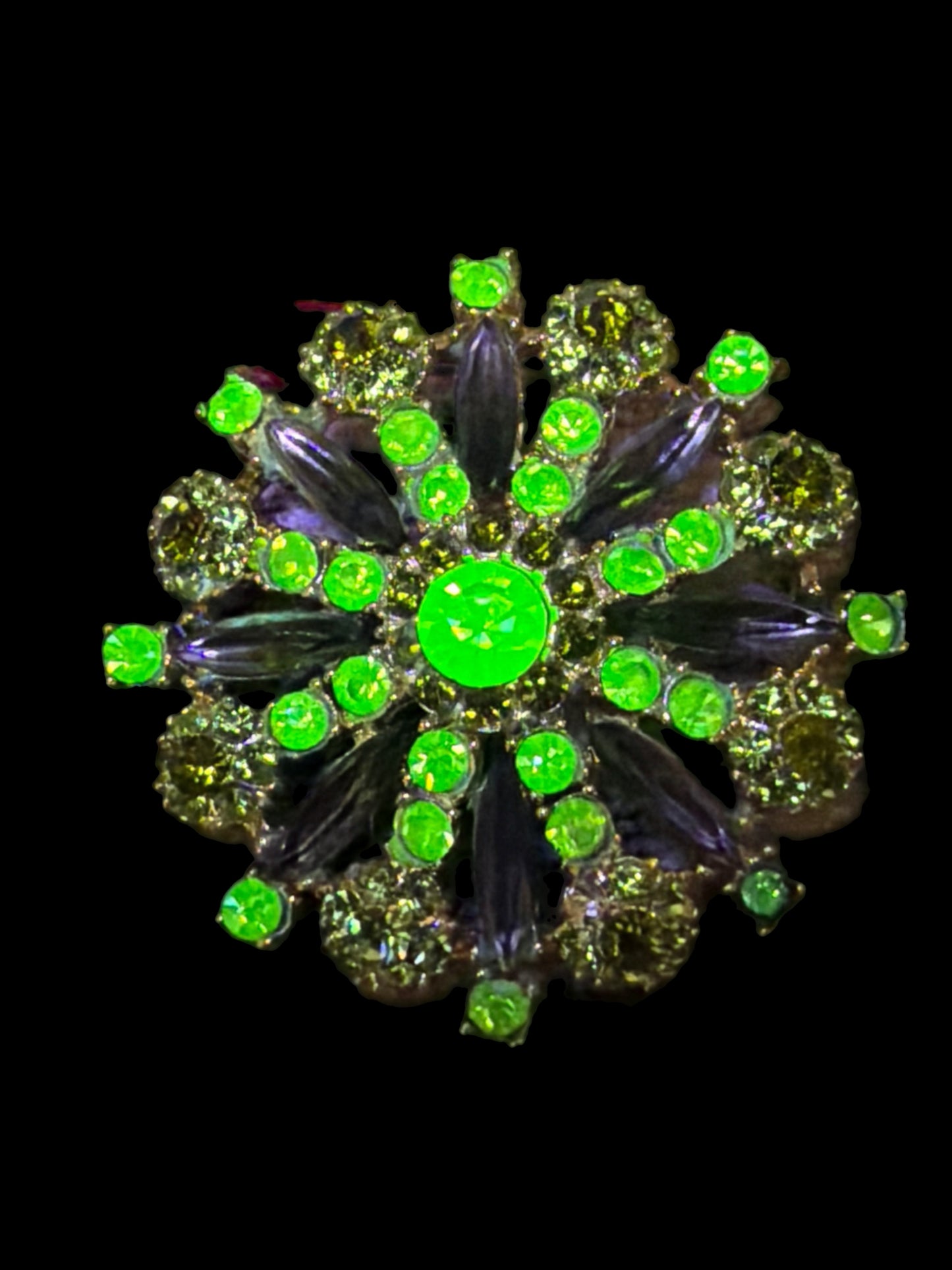 VINTAGE LARGE URANIUM BROOCH