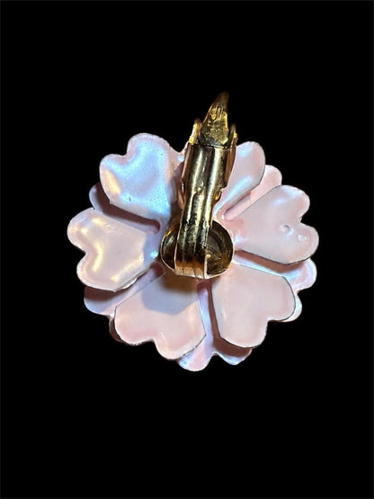 DAISY PALE PINK CLIPONS