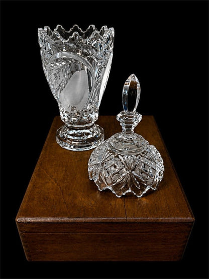 BEYER CRYSTAL CANDY DISH MADE IN GERMANY