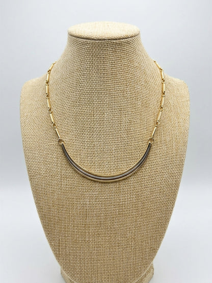 VINTAGE TRI-TONE NECKLACE