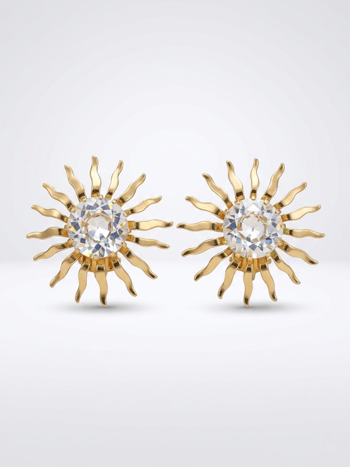 SARAH COVENTRY GLASS FLORAL EARRINGS