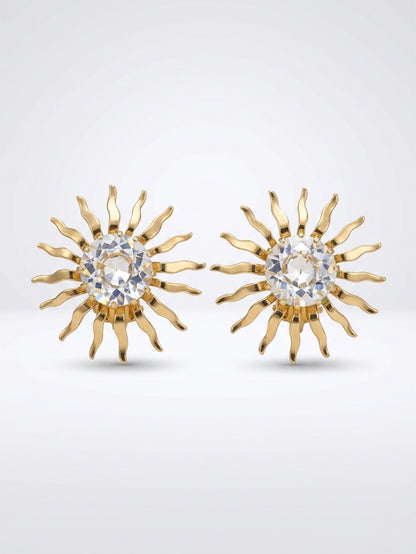 SARAH COVENTRY GLASS FLORAL EARRINGS