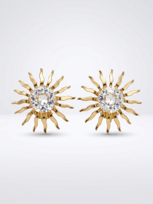 SARAH COVENTRY GLASS FLORAL EARRINGS