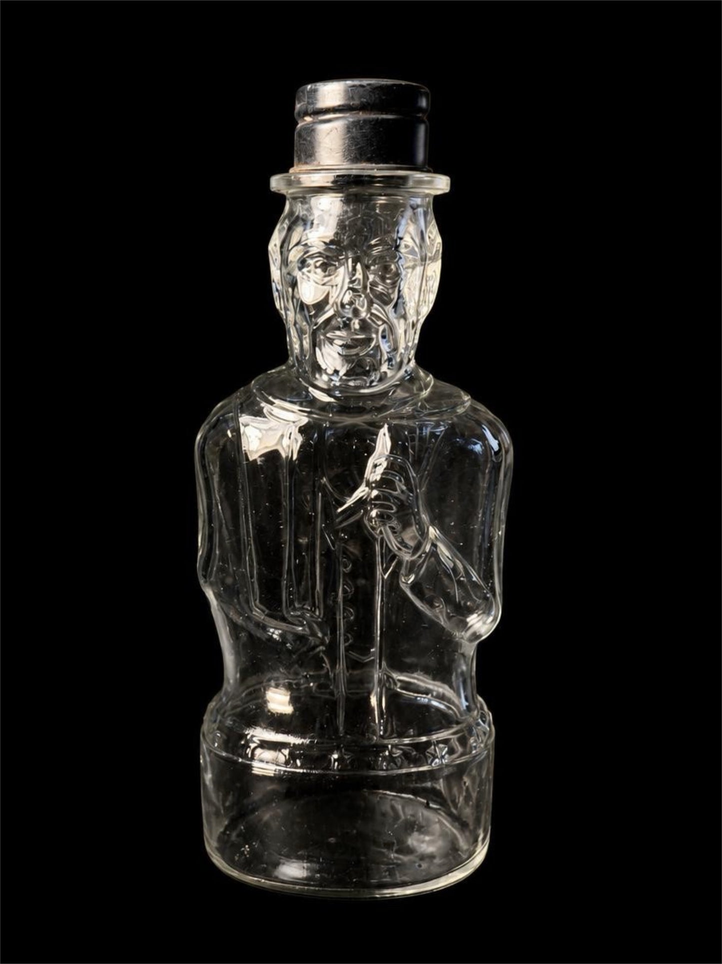 LINCOLN COIN BANK BOTTLE