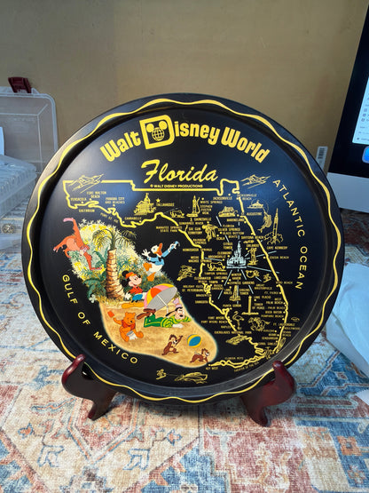 VINTAGE 1970'S WALT DISNEY WORLD TRAY