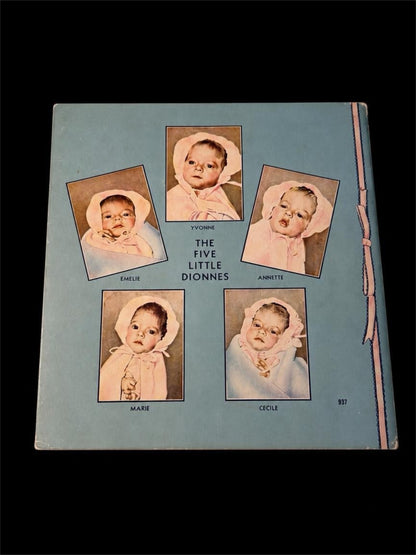 DIONNE QUINTUPLETS BOOK AND SCRAPBOOK!!! 1935