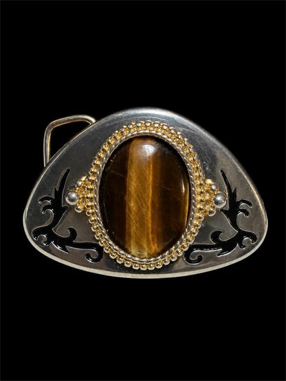 TIGERS EYE BELT BUCKLE