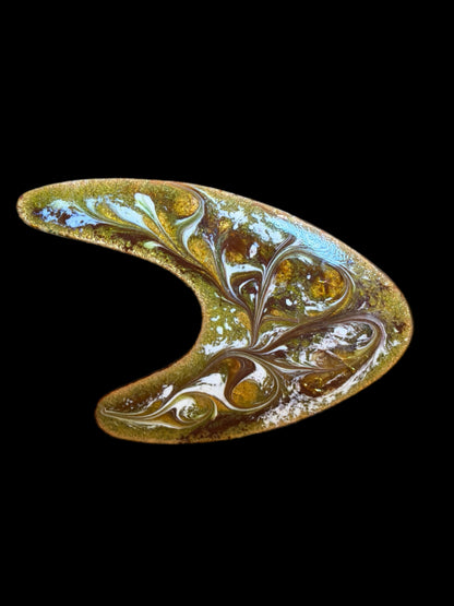 COPPER MID CENTURY MODERN BROOCH