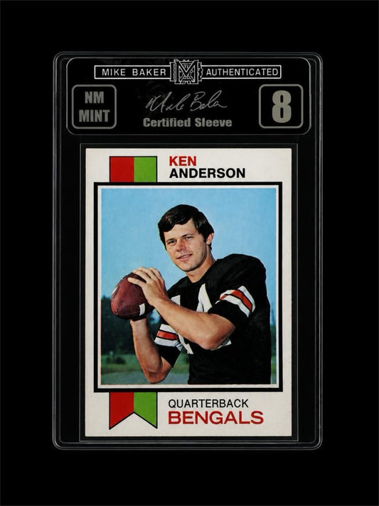 1973 TOPPS #34 KEN ANDERSON ROOKIE CARD GRADED