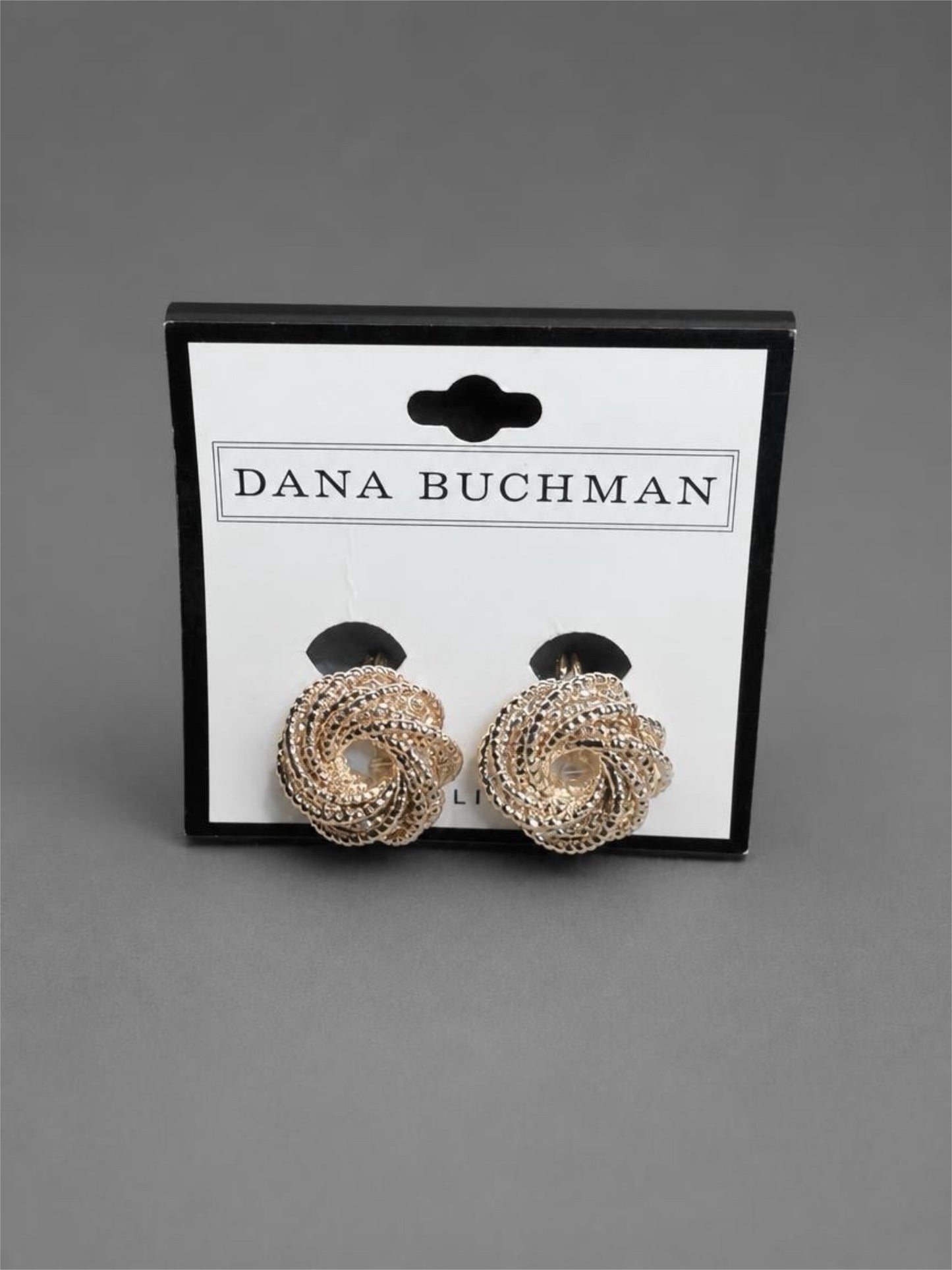 DANA BUCHMAN SILVER SPIRAL EARRINGS