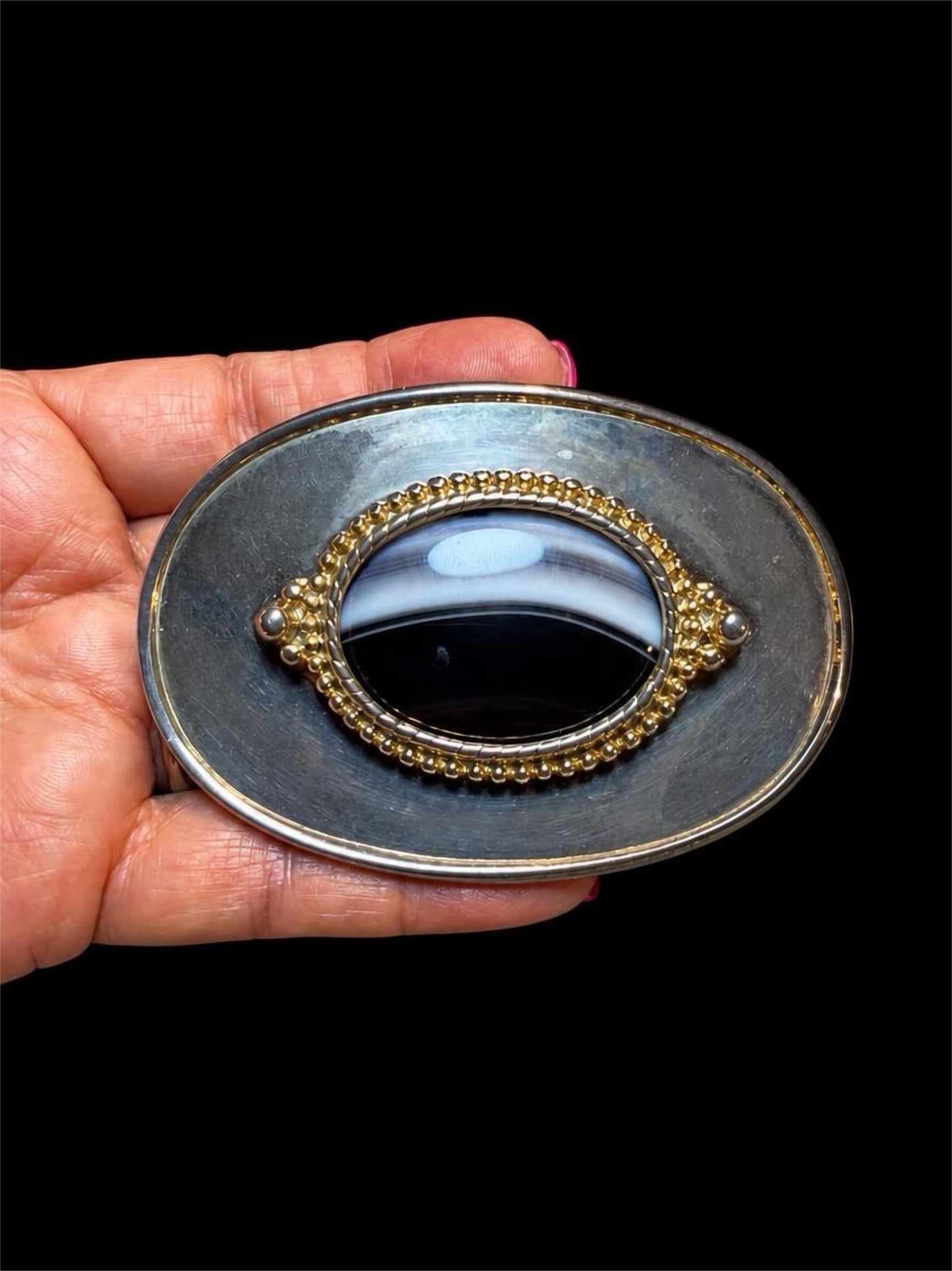 AGATE BELT BUCKLE