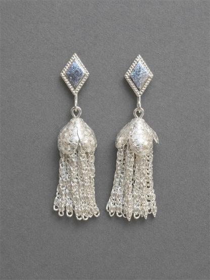 SARAH COVENTRY SILVER DANGLE EARRINGS