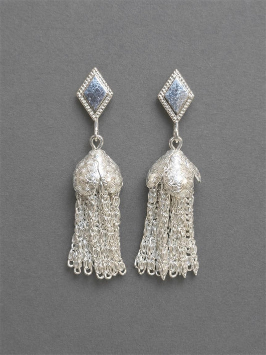 SARAH COVENTRY SILVER DANGLE EARRINGS