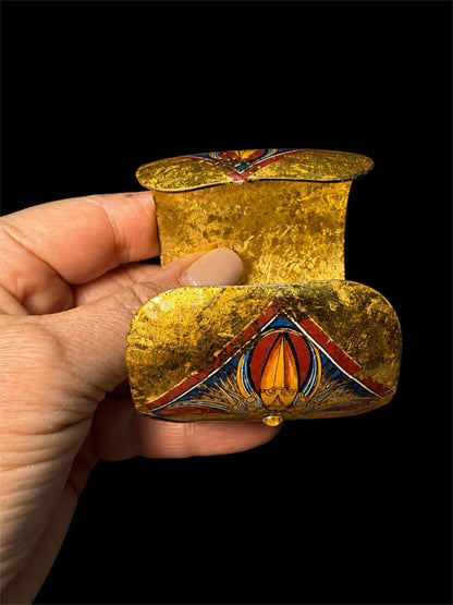 22K GOLD LEAF ÉVOCATEUR CUFF BRACELET