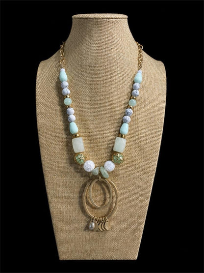 HAND MADE STONE NECKLACE