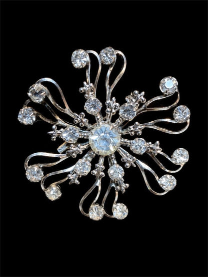 VINTAGE RHINESTONE BROOCH
