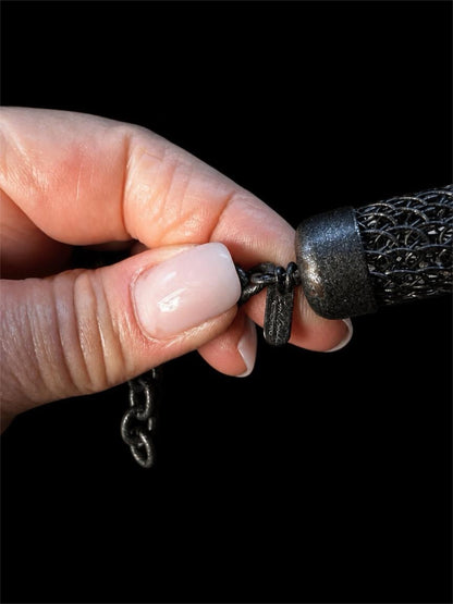 GUN METAL MESH VINTAGE SARAH COVENTRY NECKLACE