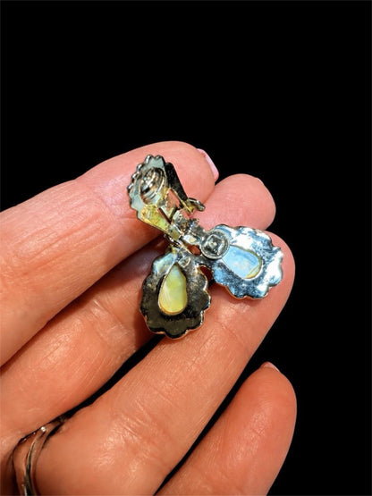 VINTAGE GOLD & PEARL EARRINGS