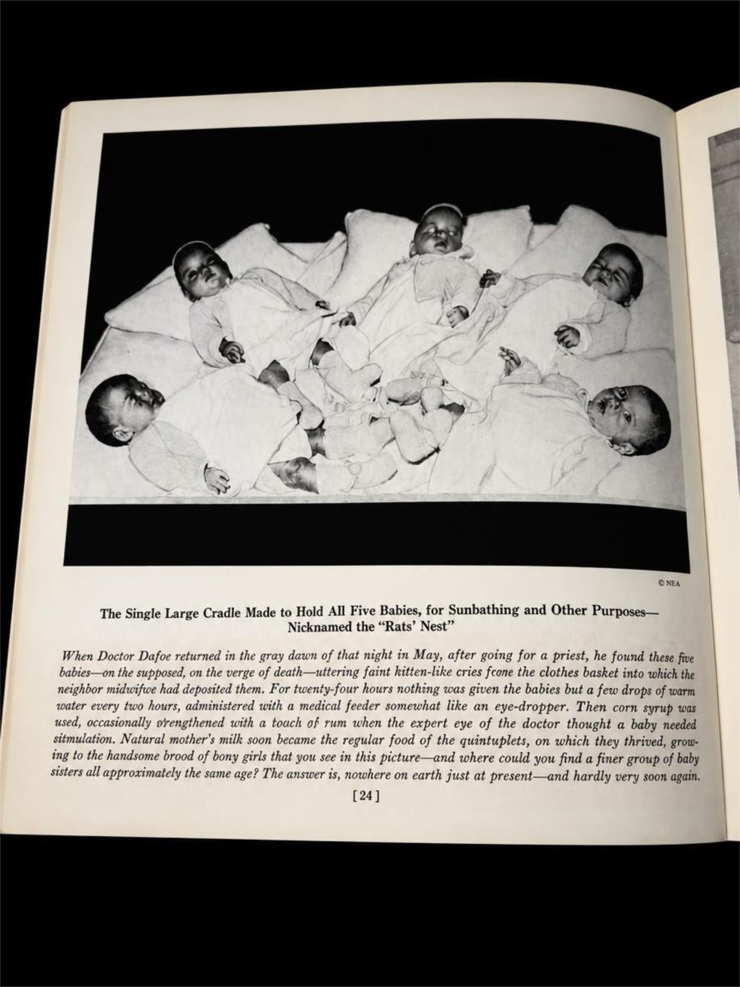 DIONNE QUINTUPLETS BOOK AND SCRAPBOOK!!! 1935