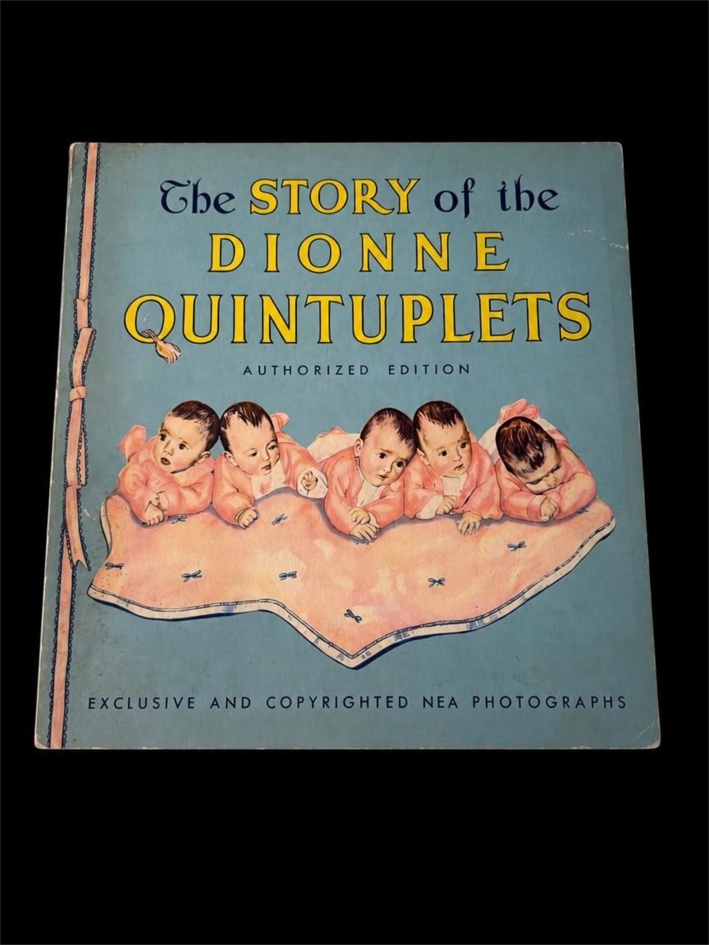 DIONNE QUINTUPLETS BOOK AND SCRAPBOOK!!! 1935