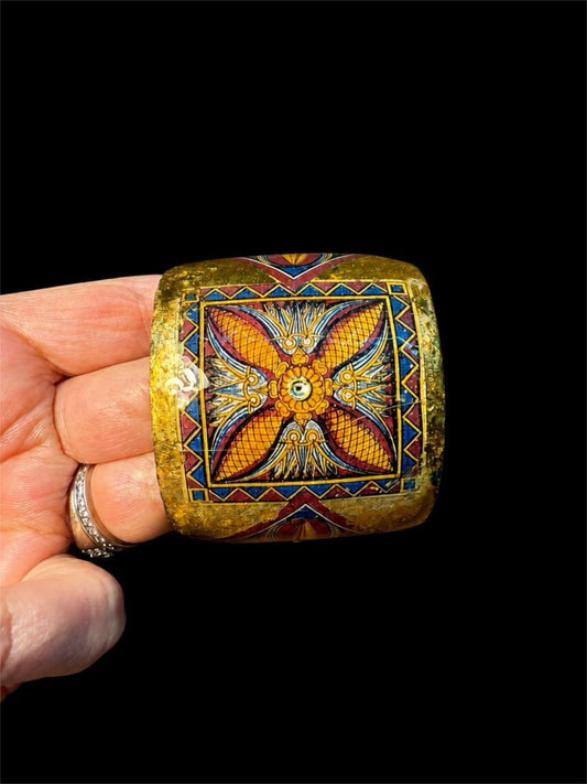 22K GOLD LEAF ÉVOCATEUR CUFF BRACELET