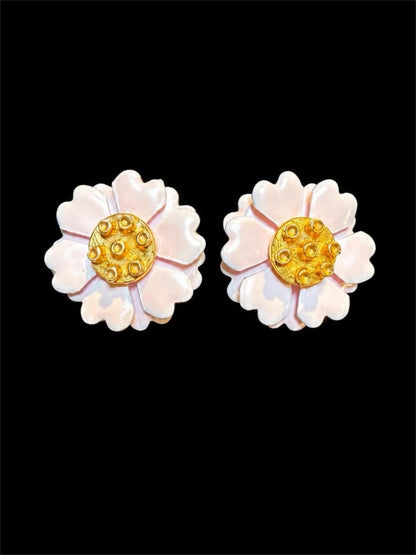 DAISY PALE PINK CLIPONS