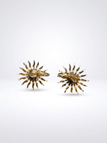 SARAH COVENTRY GLASS FLORAL EARRINGS
