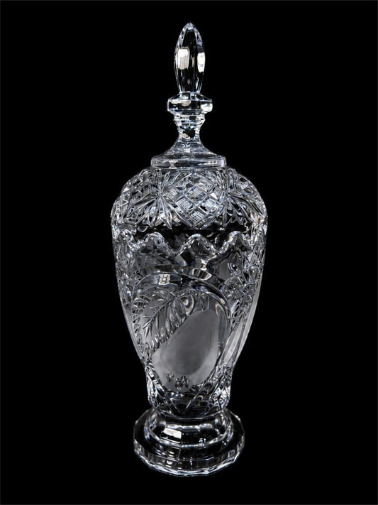 BEYER CRYSTAL CANDY DISH MADE IN GERMANY