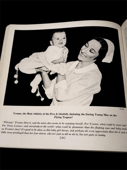 DIONNE QUINTUPLETS BOOK AND SCRAPBOOK!!! 1935