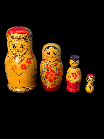 VINTAGE GERMAN CZAR RUSSIAN NESTING DOLLS