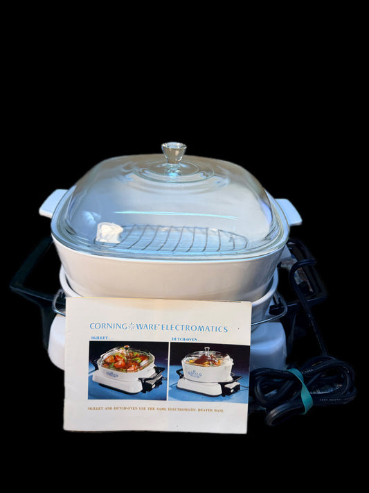VINTAGE CORNING WARE P-12-ES ELECTROMATIC SKILLET