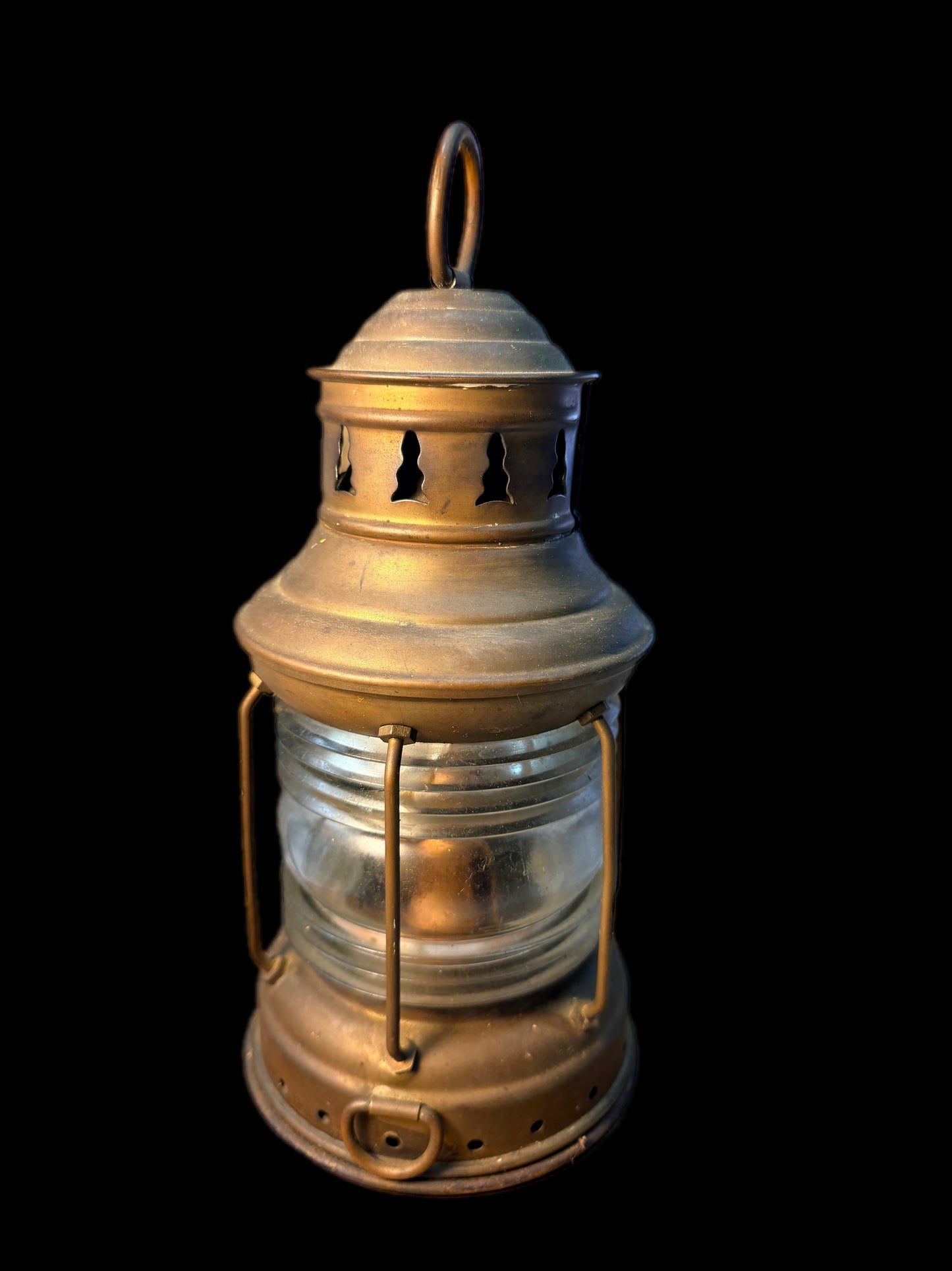 VINTAGE PERKO BRASS NAUTICAL MARINE LANTERN