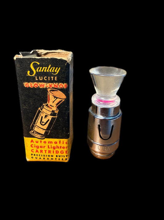 SANTAY LUCITE GLOW KNOB FOR LIGHTER SLOT IN AUTOMOBILES