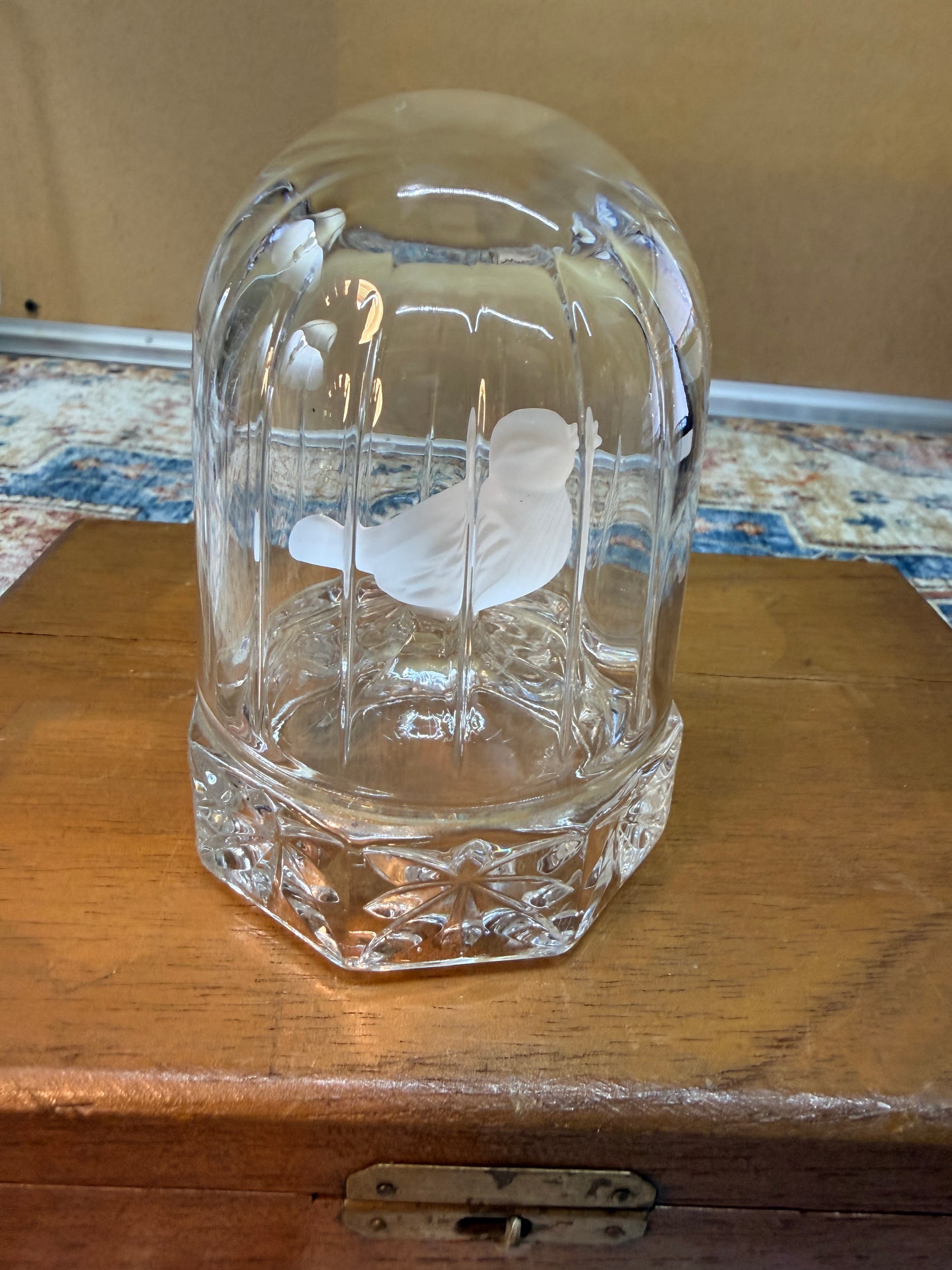 HOFBAUER CRYSTAL BIRD IN A CAGE