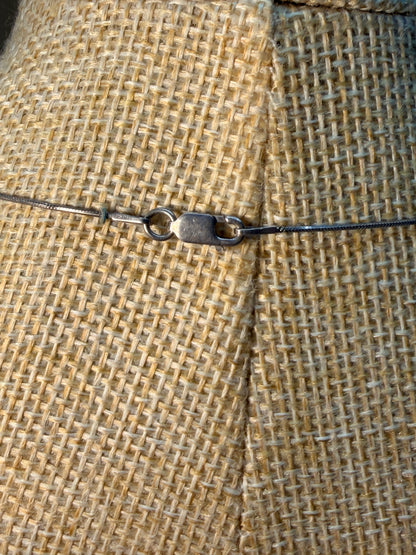 925 SILVER MOONFACE HAND CARVED NECKLACE